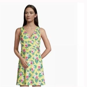 Lands End Floral Swim Dress
